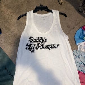 harley quinn tank top ! homemade !